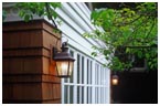 light on house
